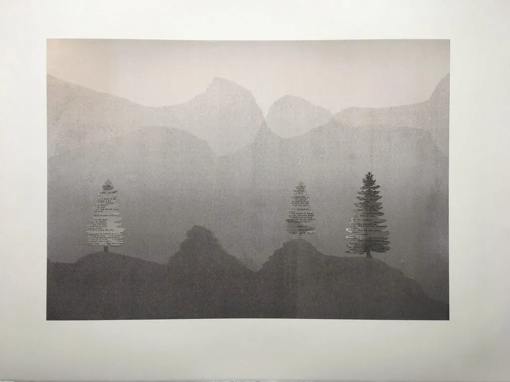 As Peace should be — Lithograph and chine collé