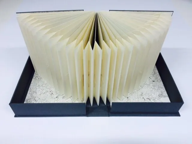 Envelope Book — Artist book, lithograph and letterpress on found envelopes — view 1