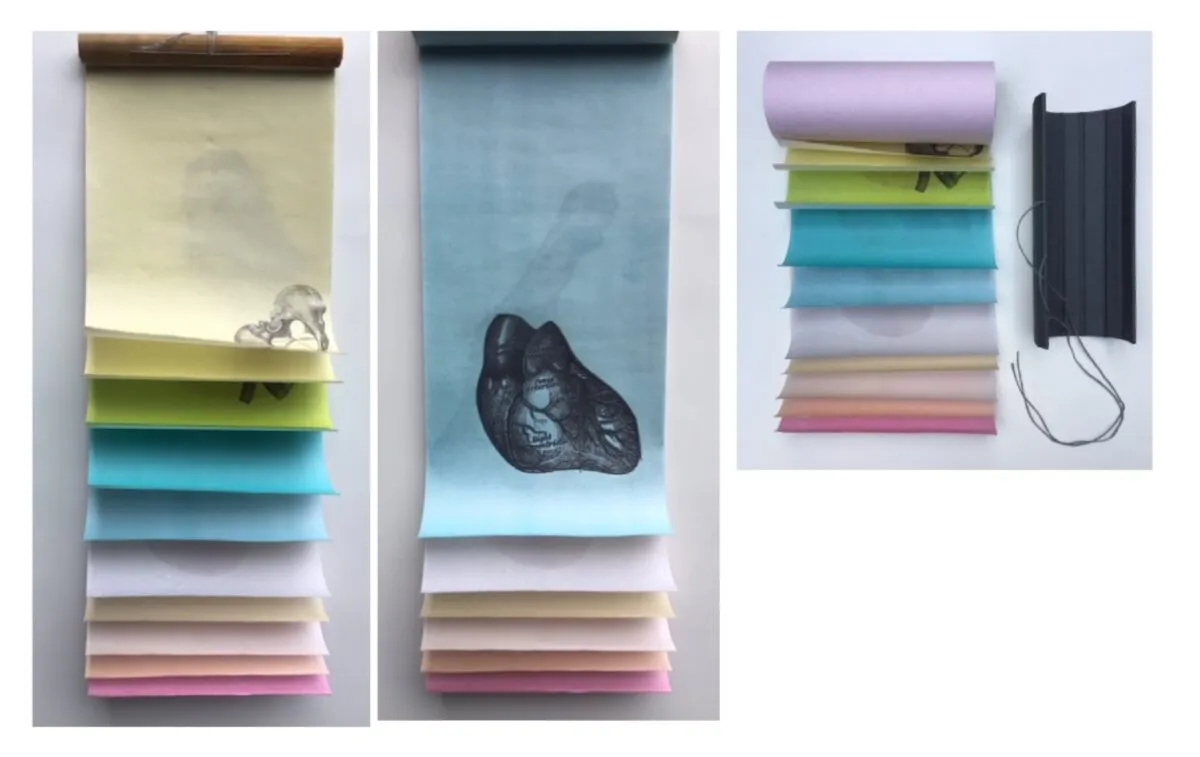Heart Box Set — Artist book box set, lithograph and book arts — view 5