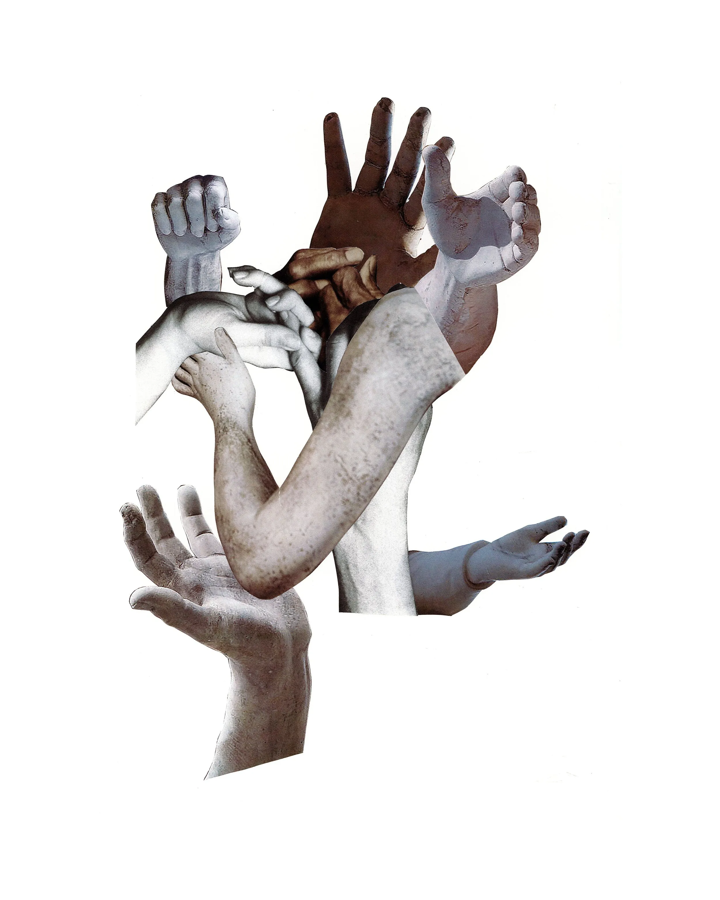 Hand cut analogue collage by Sharon Lee (18)