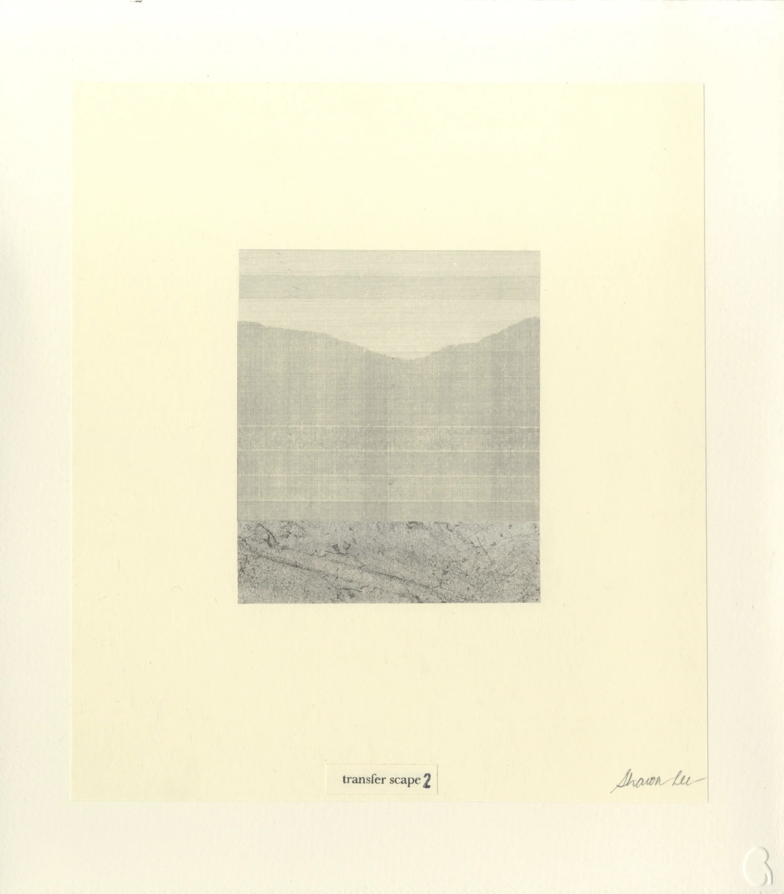 Transferscape 2 — Monoprint and collage