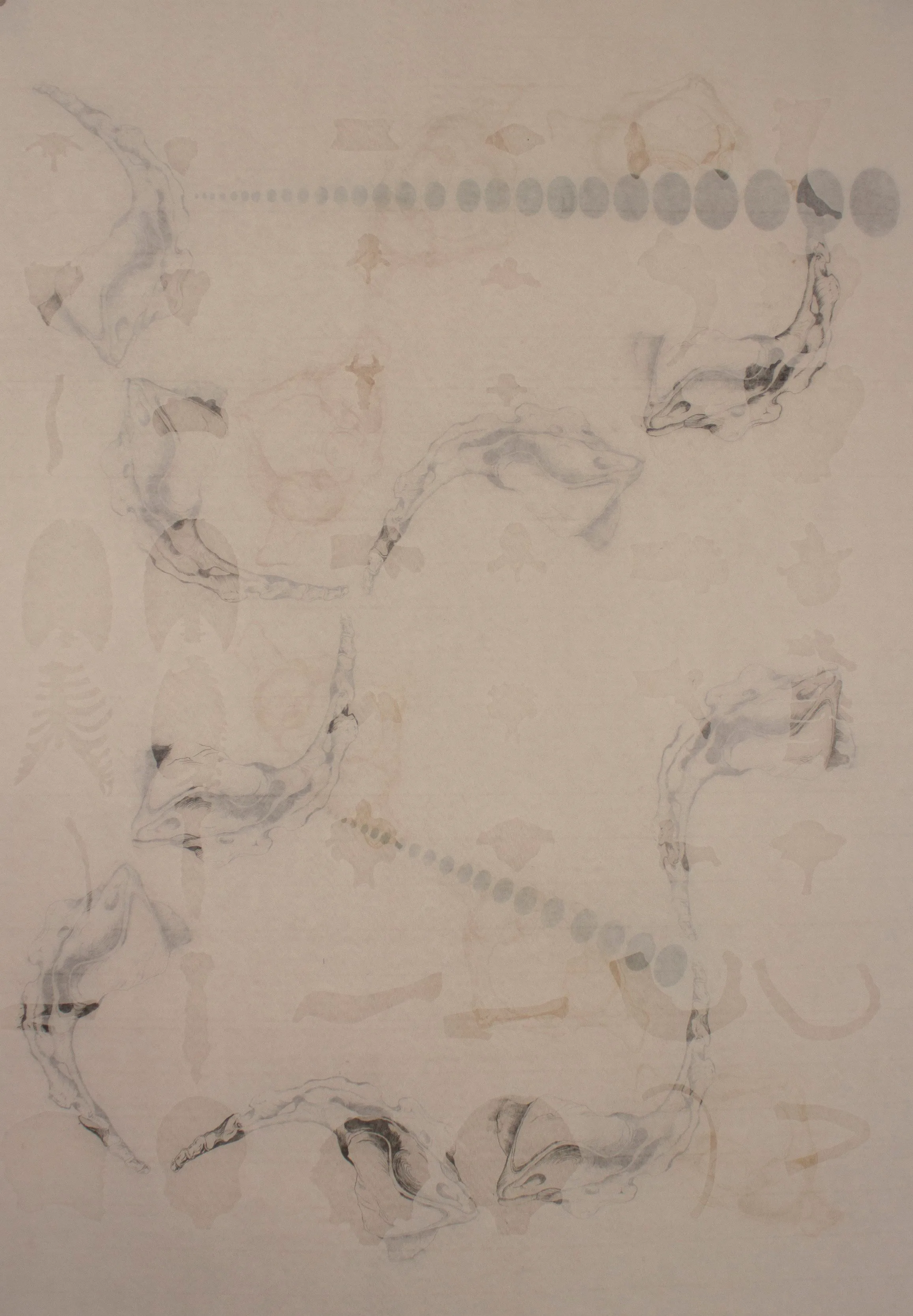 Untitled — Lithograph and collage